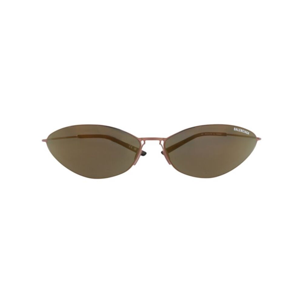 Balenciaga Cat Eye-Frame Titanium Sunglasses Brown Unisex-Adult - Picture 1 of 6